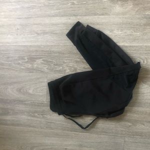 Fabletics Black Mesh Joggers